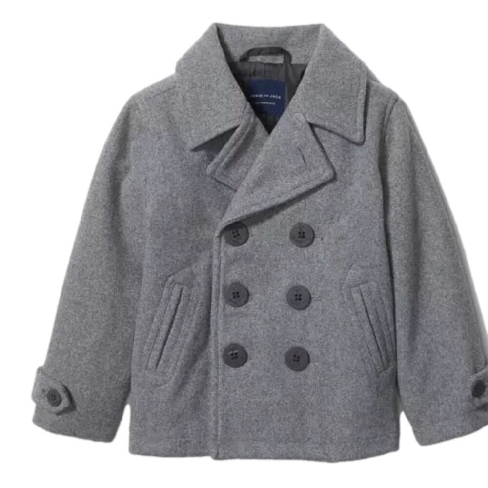 Janie And Jack Wool Dress Pea Coat Size 18-24 Month's NWT